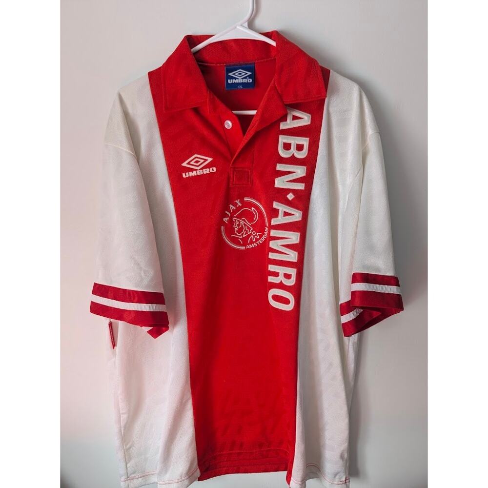 Ajax 1993/94 Home Vintage Jersey Men’s XXL Umbro Authentic - Picture 1 of 10